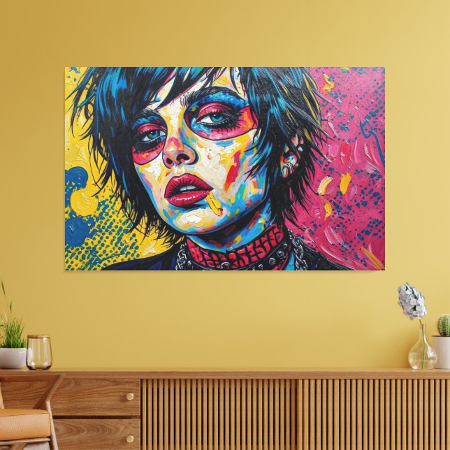 GOTH WASTELAND 30 CANVAS PRINT (Insitu(LivingRoom))