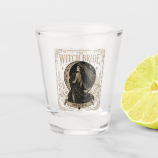 Goth Witch Bride Custom Bachelorette Keepsake Shot Glass