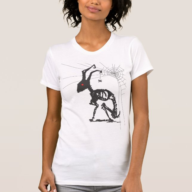 GOTH WITH SPIDER FRIEND T-Shirt (Front)