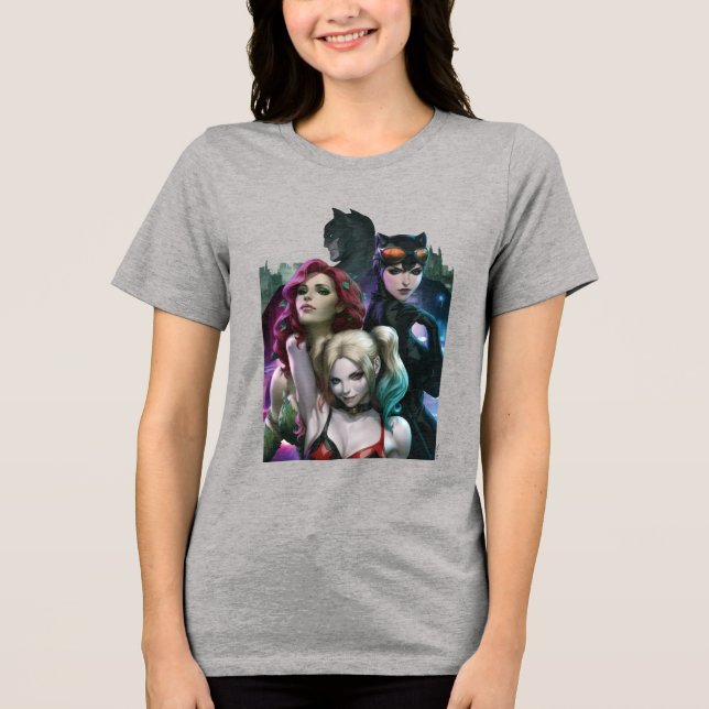 Gotham City Sirens #1000 Comic Cover Variant Tri-Blend Shirt (Front)