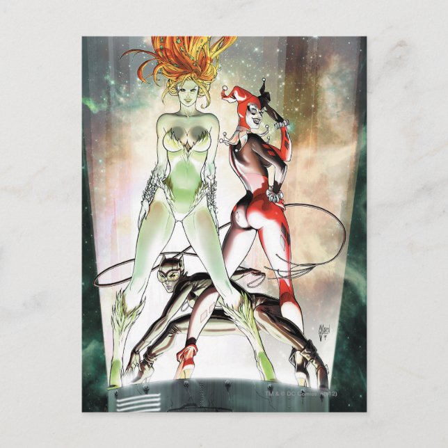 Gotham City Sirens Cv1 Postcard (Front)