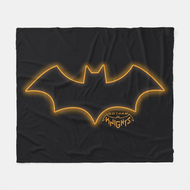 Gotham Knights Batgirl Logo Fleece Blanket (Front (Horizontal))