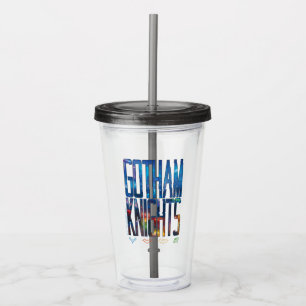 Gotham Knights City Lettering Acrylic Tumbler