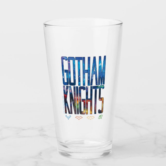 Gotham Knights City Lettering Glass (Front)