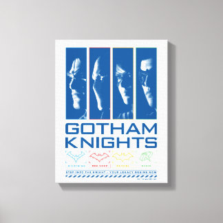Gotham Knights Face Panels Canvas Print
