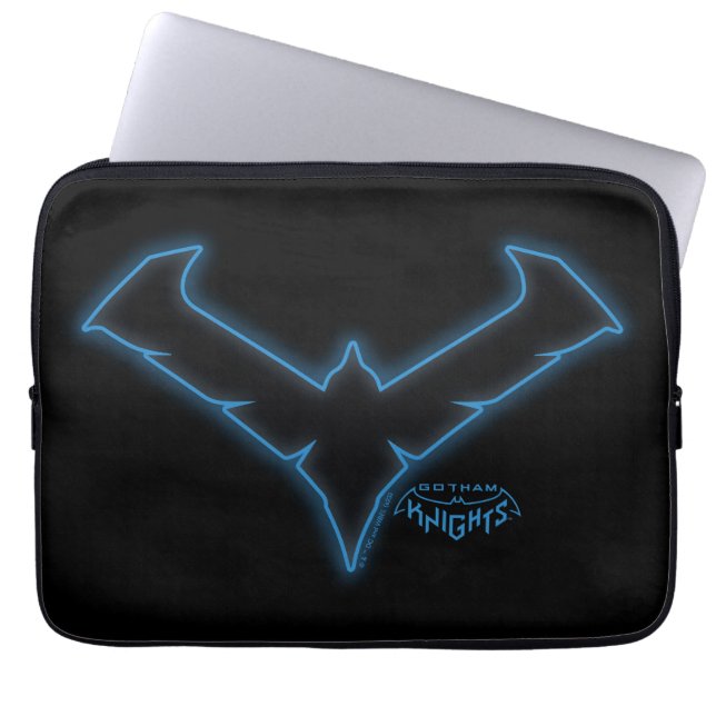 Gotham Knights Nightwing Logo Laptop Sleeve (Front)