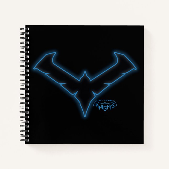 Gotham Knights Nightwing Logo Notebook (Front)