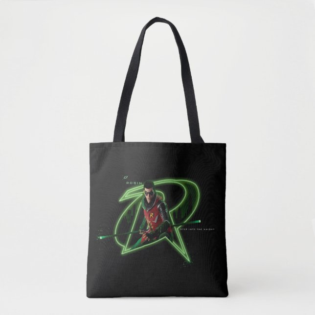 Gotham Knights Robin in Logo Tote Bag (Front)