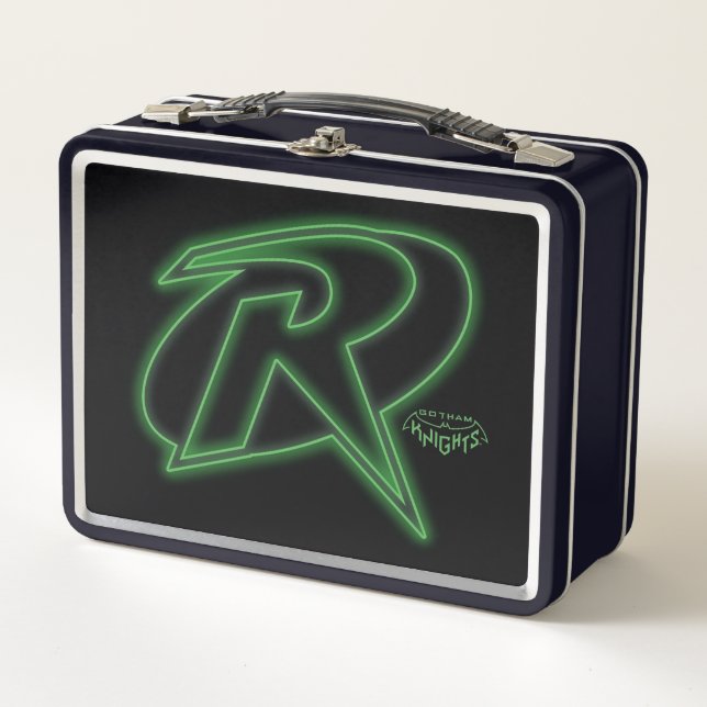 Gotham Knights Robin Logo Metal Lunch Box (Front)