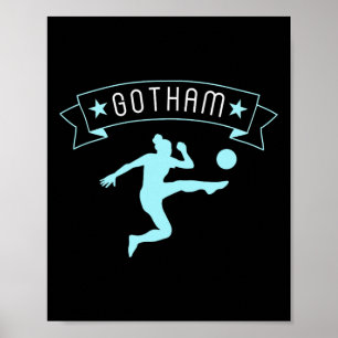 Gotham Soccer Fan Support Stadium Show Your Pride Poster