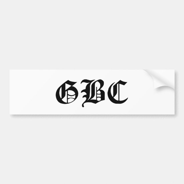 GothBoiClique Bumper Sticker (Front)