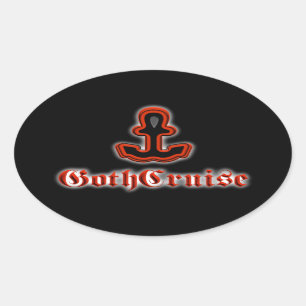 GothCruise Logo Oval Sticker