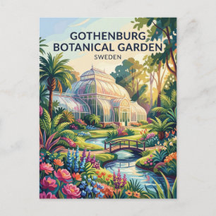 Gothenburg Botanical Garden Sweden Postcard