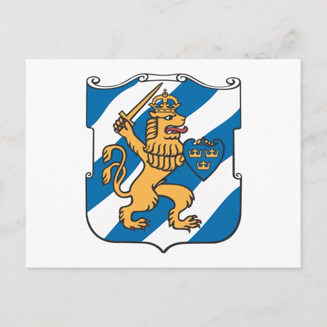 Gothenburg Coat of Arms Postcard (Front)