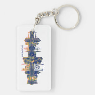 Gothenburg Skyline Key Ring