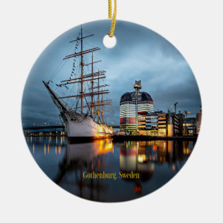 Gothenburg, Sweden Port Ceramic Tree Decoration