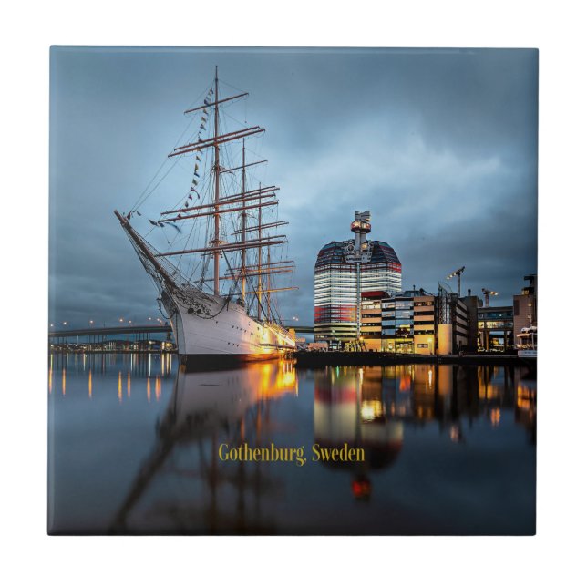 Gothenburg, Sweden Port Tile (Front)
