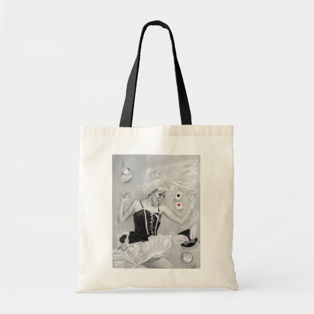 Gothic Alice in wonderland falling Bag (Front)