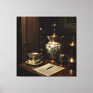 Gothic Antiques Scene  Canvas Print