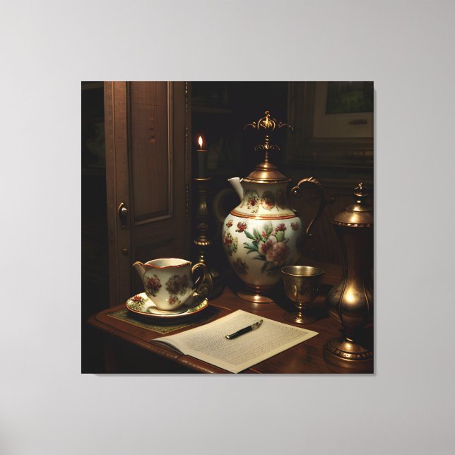 Gothic Antiques Scene  Canvas Print (Front)