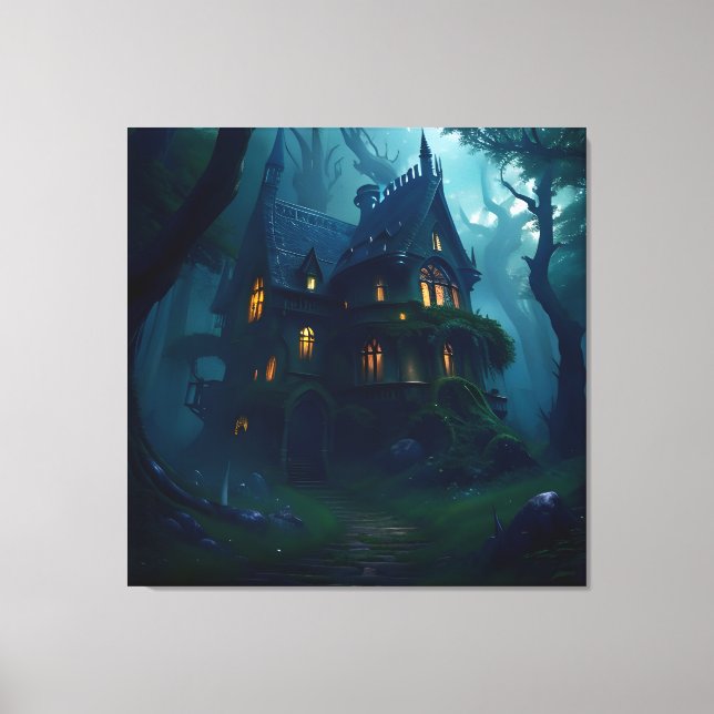 Gothic Arcane Magical Landscape 3 Canvas Print (Front)