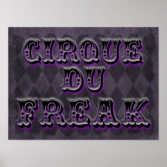 Gothic Argyle Cirque Du Freak Poster (Front)