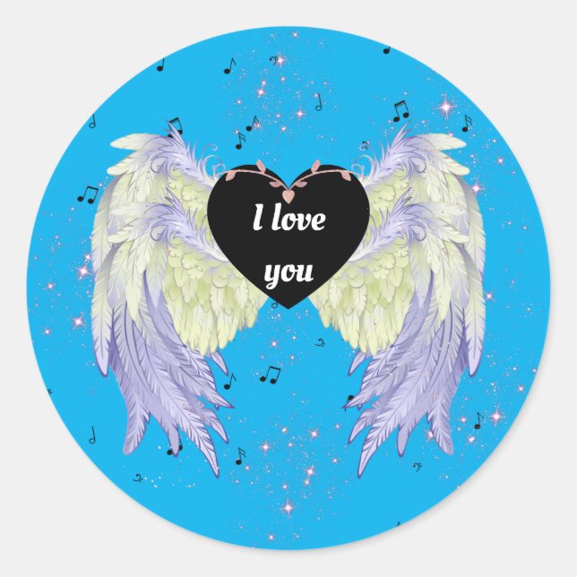  Gothic Art Design Classic Round Sticker (Front)