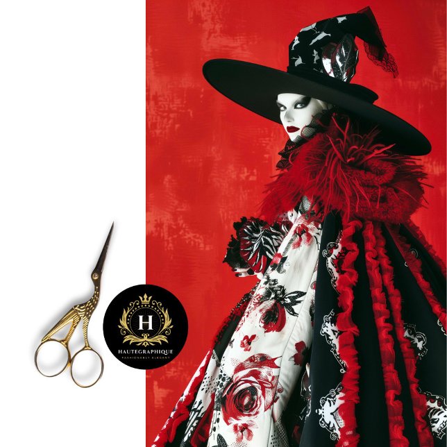 Gothic Avant Garde Fashion Decoupage Tissue Paper (Creator Uploaded)