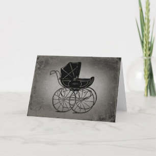 Gothic Baby Carriage Card