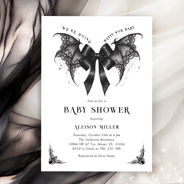 Gothic Baby Shower Invitation (Creator Uploaded)