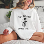 Gothic Bachelorette Party Personalised Bridesmaid Sweatshirt<br><div class="desc">Looking for the perfect way to celebrate your gothic wedding? Look no further than our personalised bridesmaid crewneck sweatshirt! Our shirts are designed with a dark fairytale theme and will make sure that all of your bridesmaids look amazing for your bachelorette party. Not only do they look great, but they'll...</div>