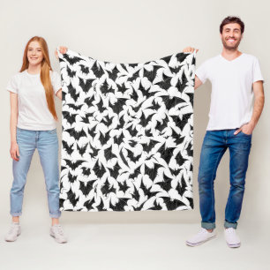 Gothic Bats Fleece Blanket