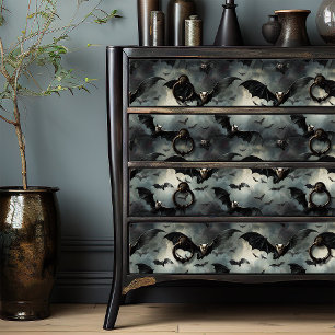 Gothic Bats Halloween   Gothic Wedding Decoupage Tissue Paper