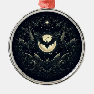 Gothic Bats Metal Tree Decoration