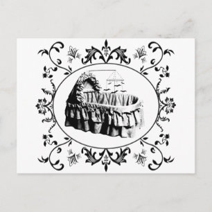 Gothic Batty Bassinet Postcard