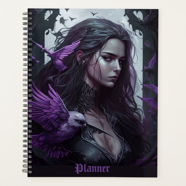 Gothic Beauty Planner (Front)