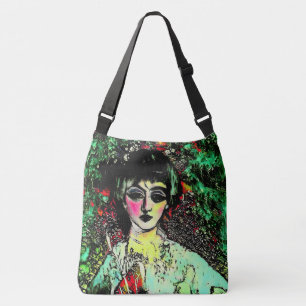Gothic Beauty Portrait Crossbody Bag