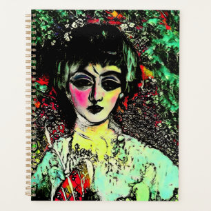 Gothic Beauty Portrait  Planner