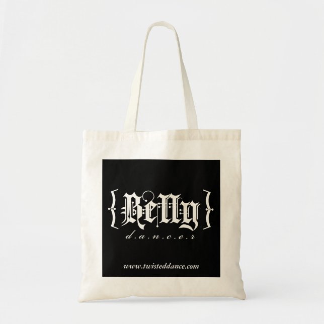 Gothic Belly Dancer Tote Bag (Front)