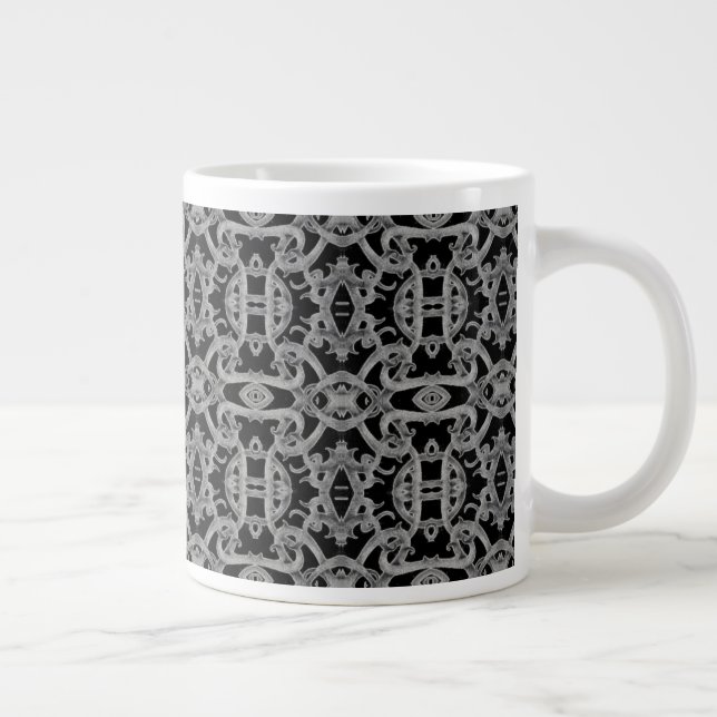 GOTHIC Big White Mug (Right)