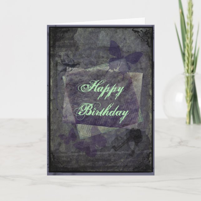 Gothic Birthday Card (Front)