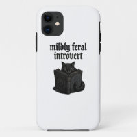 Gothic Black Cat Introvert Reading Book Feral Aest