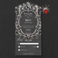 Gothic Black Moody Victorian Frame No Dinner