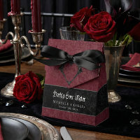 Gothic Black Raven Wine Darkly Ever After Wedding