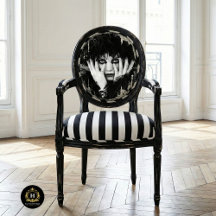 Gothic Black White Vintage Glamour Decoupage