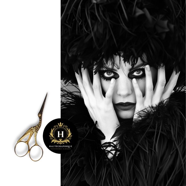 Gothic Black White Vintage Glamour Decoupage Tissue Paper (Creator Uploaded)