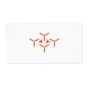 Gothic Blade Pattern Label