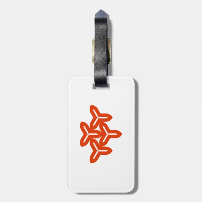 Gothic Blades Luggage Tag (Back Vertical)