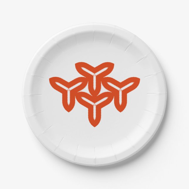 Gothic Blades Paper Plate (Front)