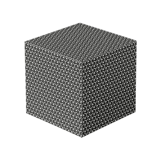 Gothic Blades Pattern Cube (Back Angled)